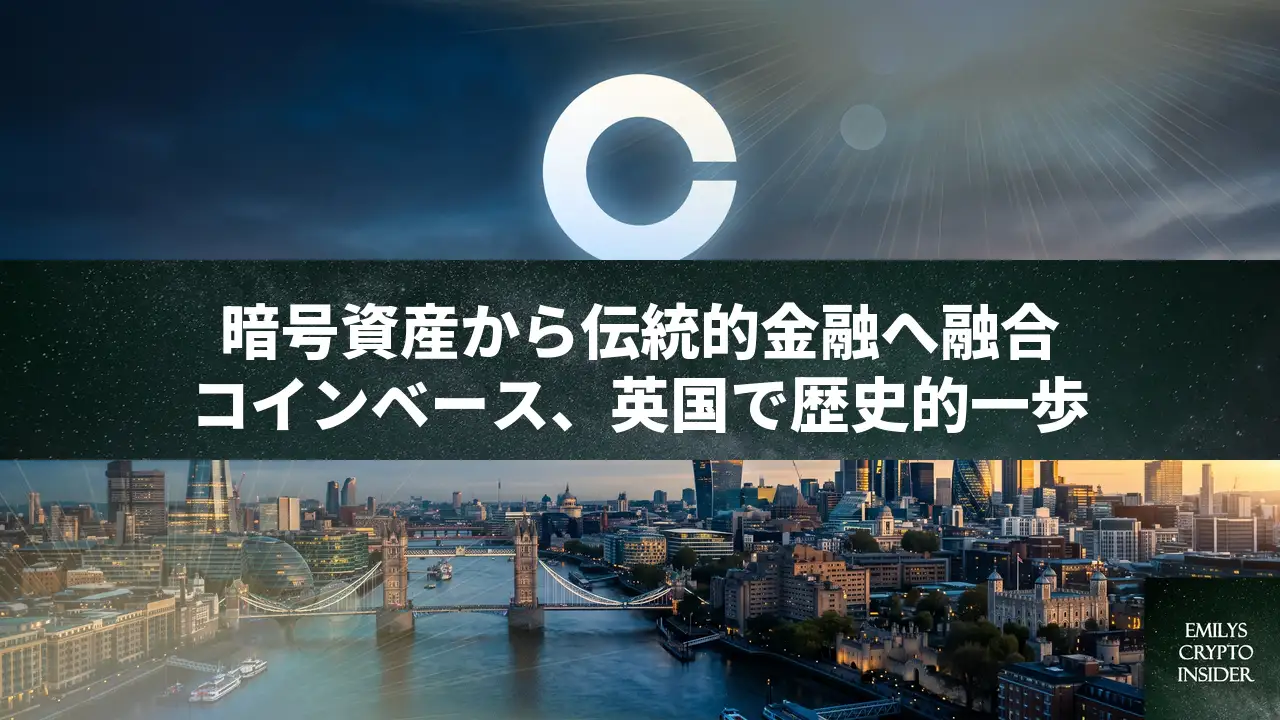 Coinbaseが英国で株式取引の承認を取得、Everything Exchange戦略を加速