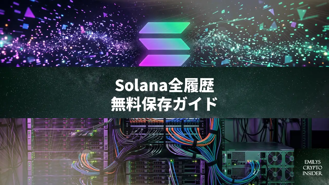 Solanaの全履歴を自分のサーバーに無料で保存する方法