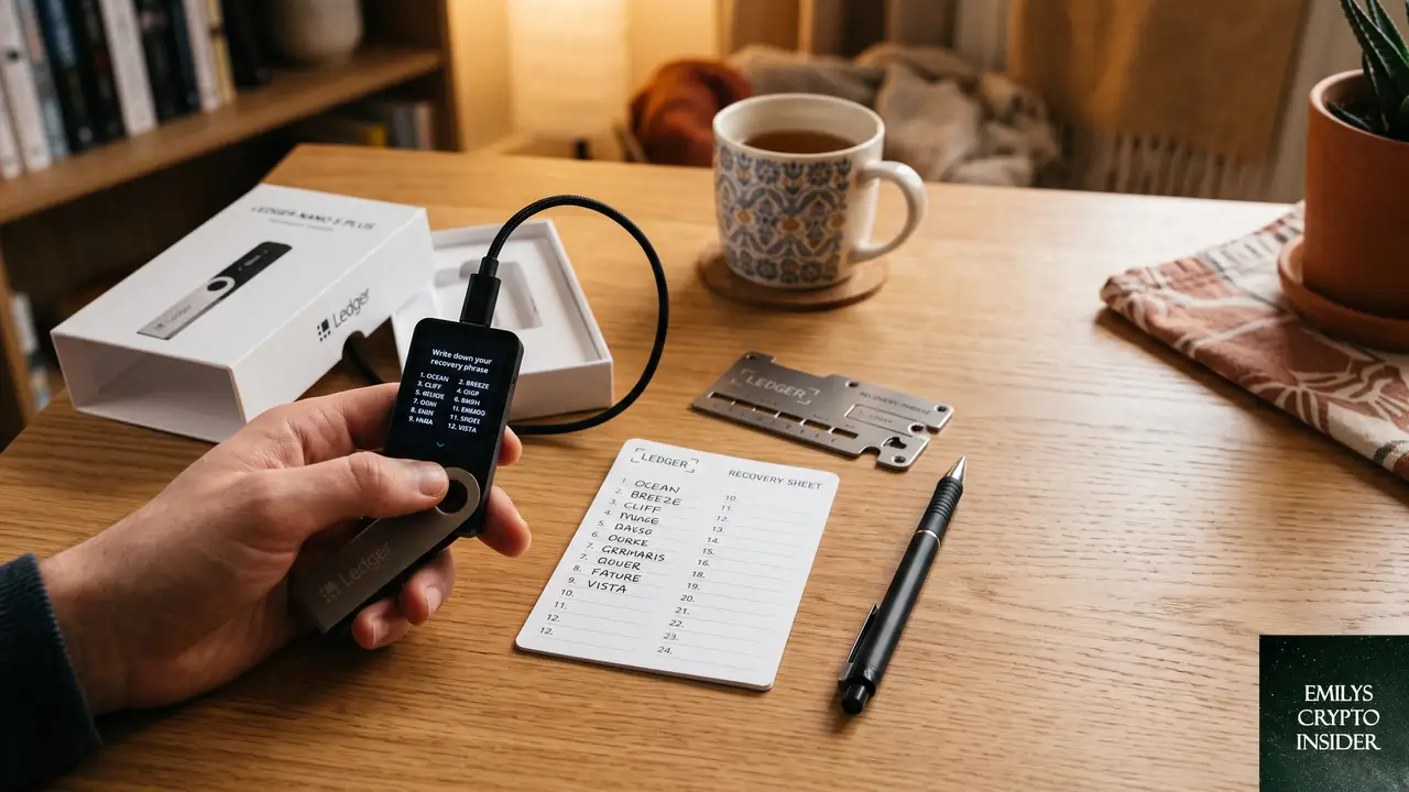 新しい Ledger デバイスとシードフレーズの安全な準備