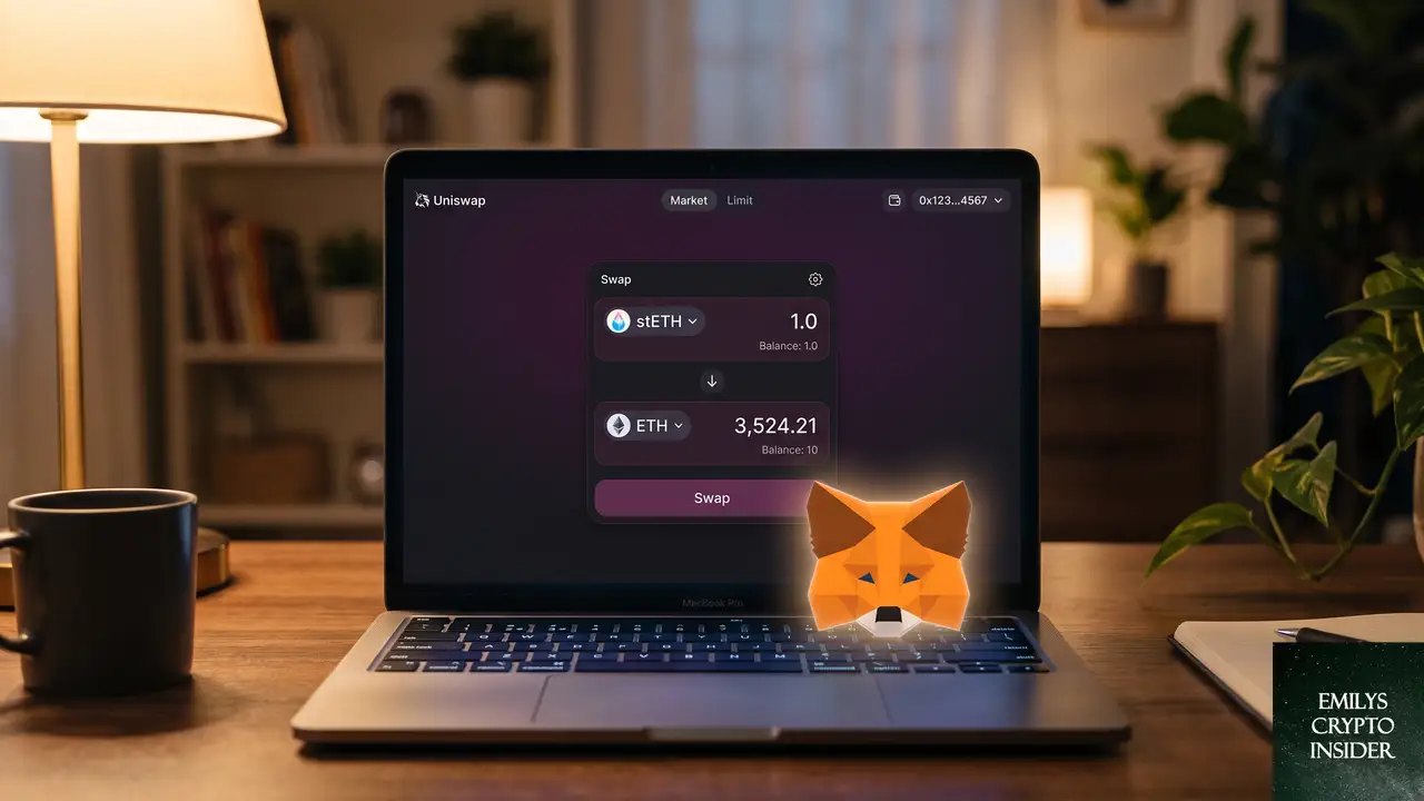 stETH を即座に ETH に戻す手順(DEX スワップ)