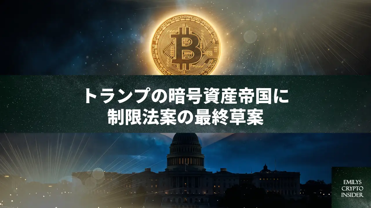 Clarity Act最新草案が判明、トランプ大統領の暗号資産帝国に制限を課す内容