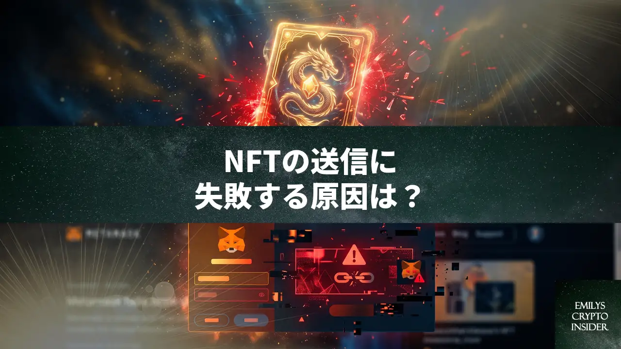 NFTが送信できない時の原因と直し方