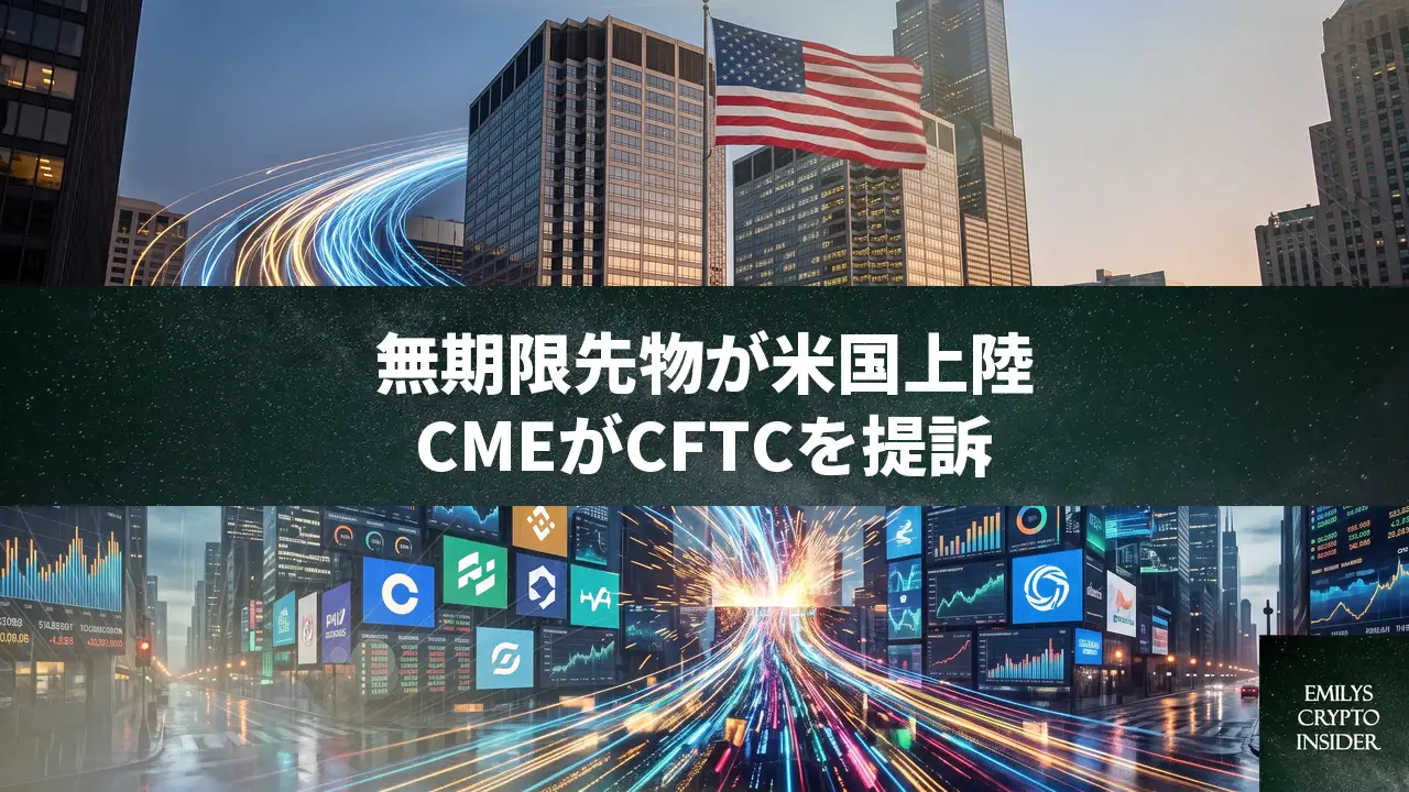 無期限先物が米国上陸、CMEがCFTCを提訴した背景