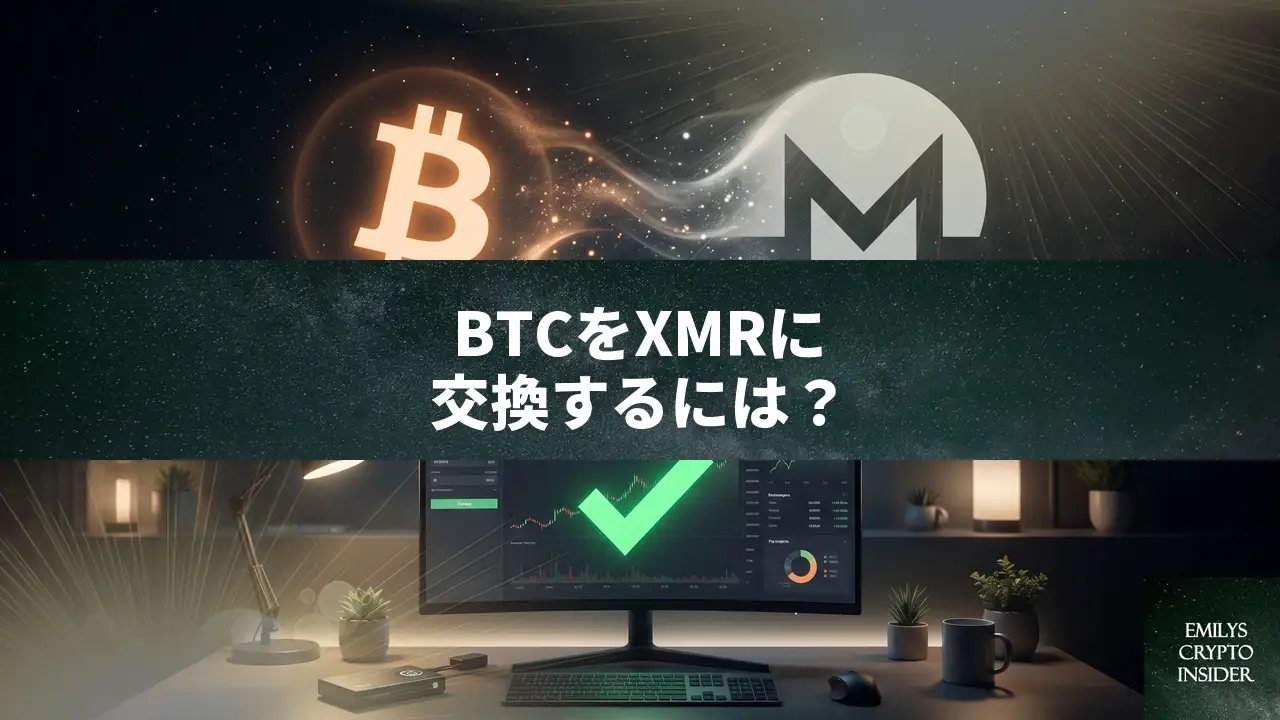 BTCをMonero（XMR）に交換するおすすめの方法とサービス比較