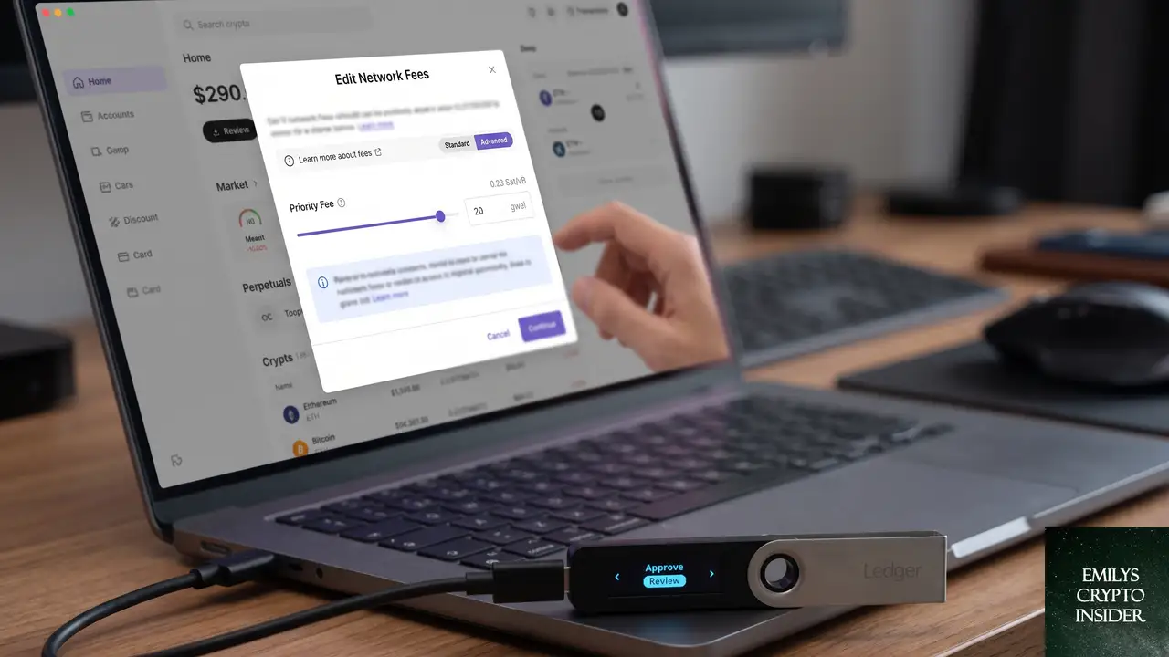 Ledger Live で優先手数料を増やす方法