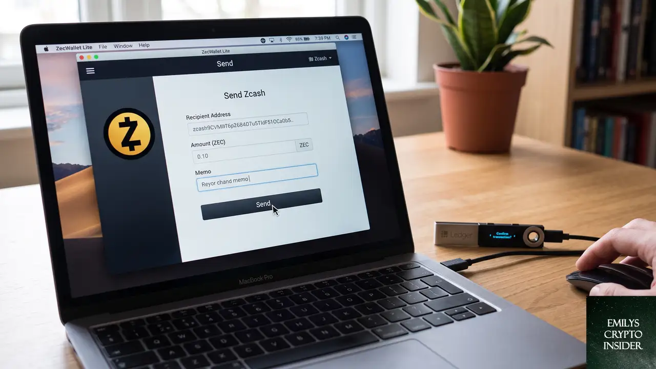 ZecWallet Lite を使ってLedgerからZECを送金する