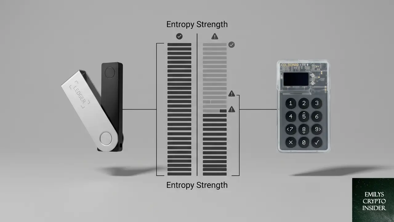 LedgerとColdCardのエントロピー管理の違い