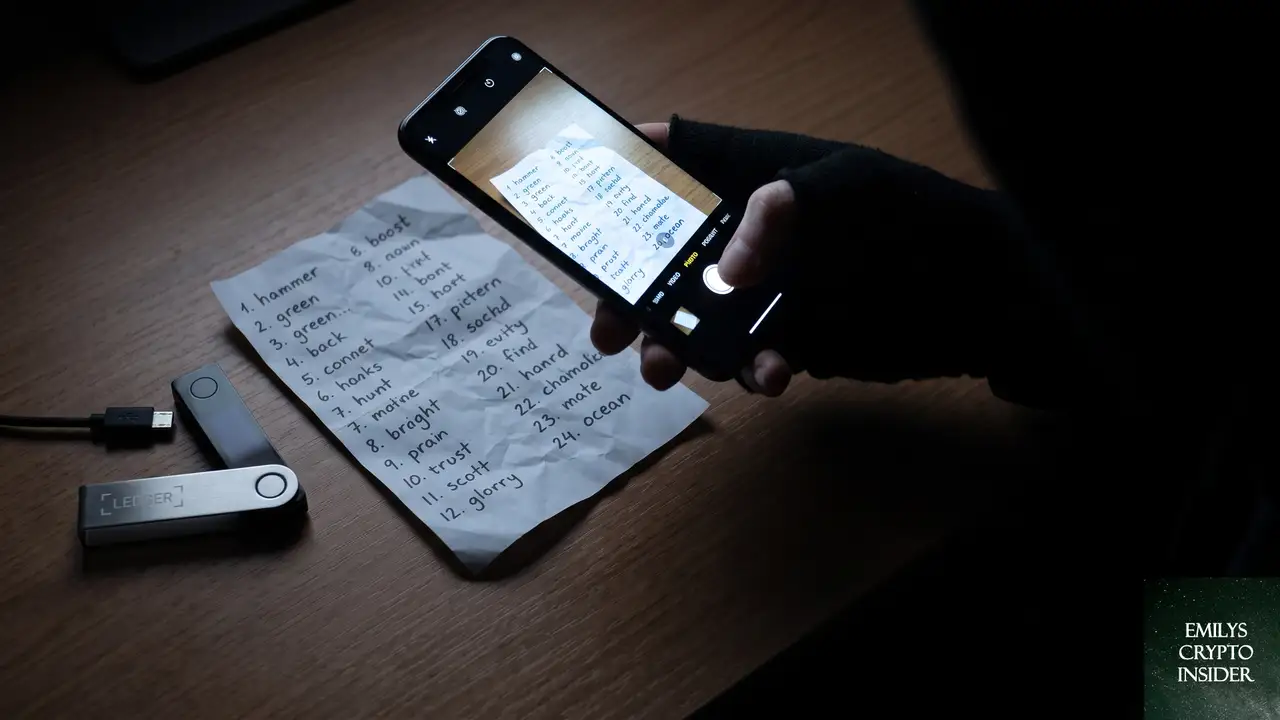 24語のフレーズが漏れたらなぜ資産が危険なのか