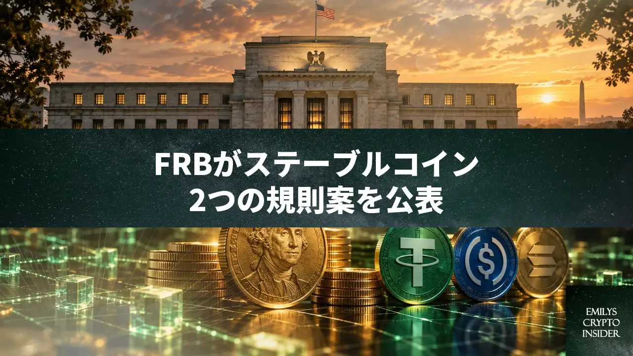 米FRBがGENIUS法の実施案を公表。ステーブルコイン規制が前進