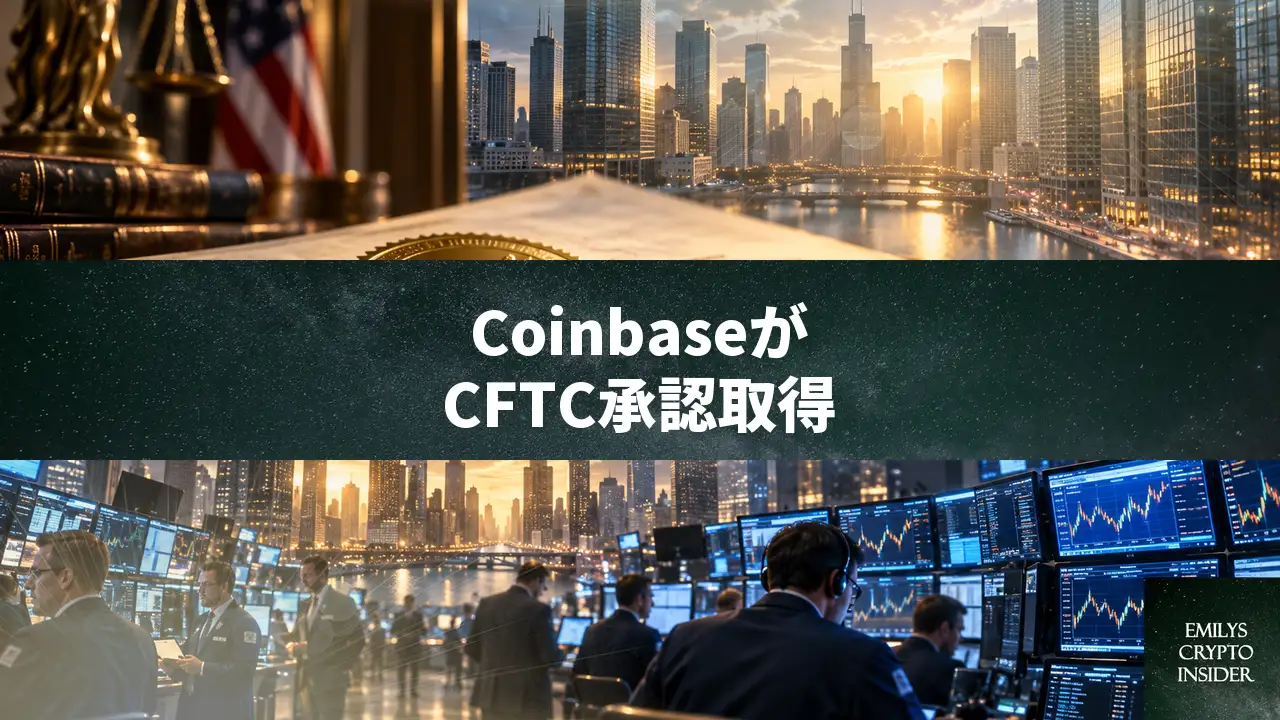 CoinbaseがCFTC承認を取得、米国でデリバティブ清算機関を自社運営へ