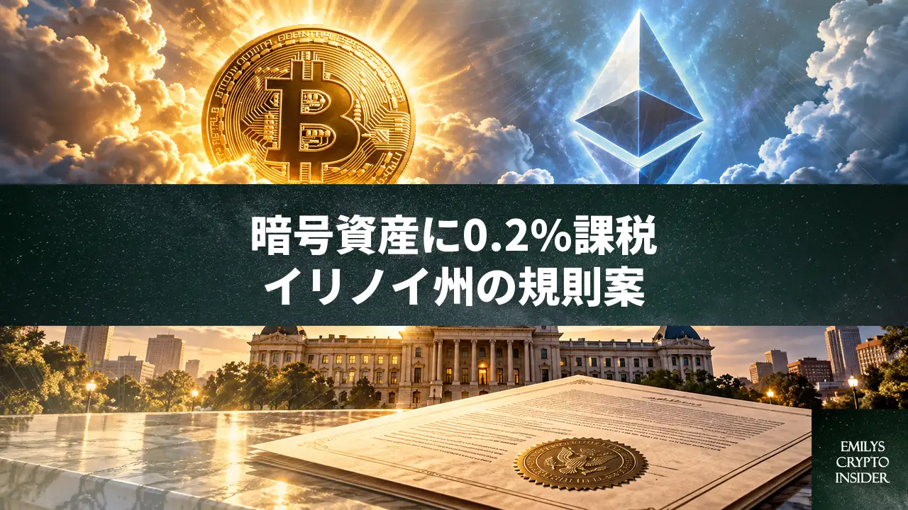 イリノイ州が暗号資産課税の規則案を公表。DeFiとステーブルコインの扱いが判明