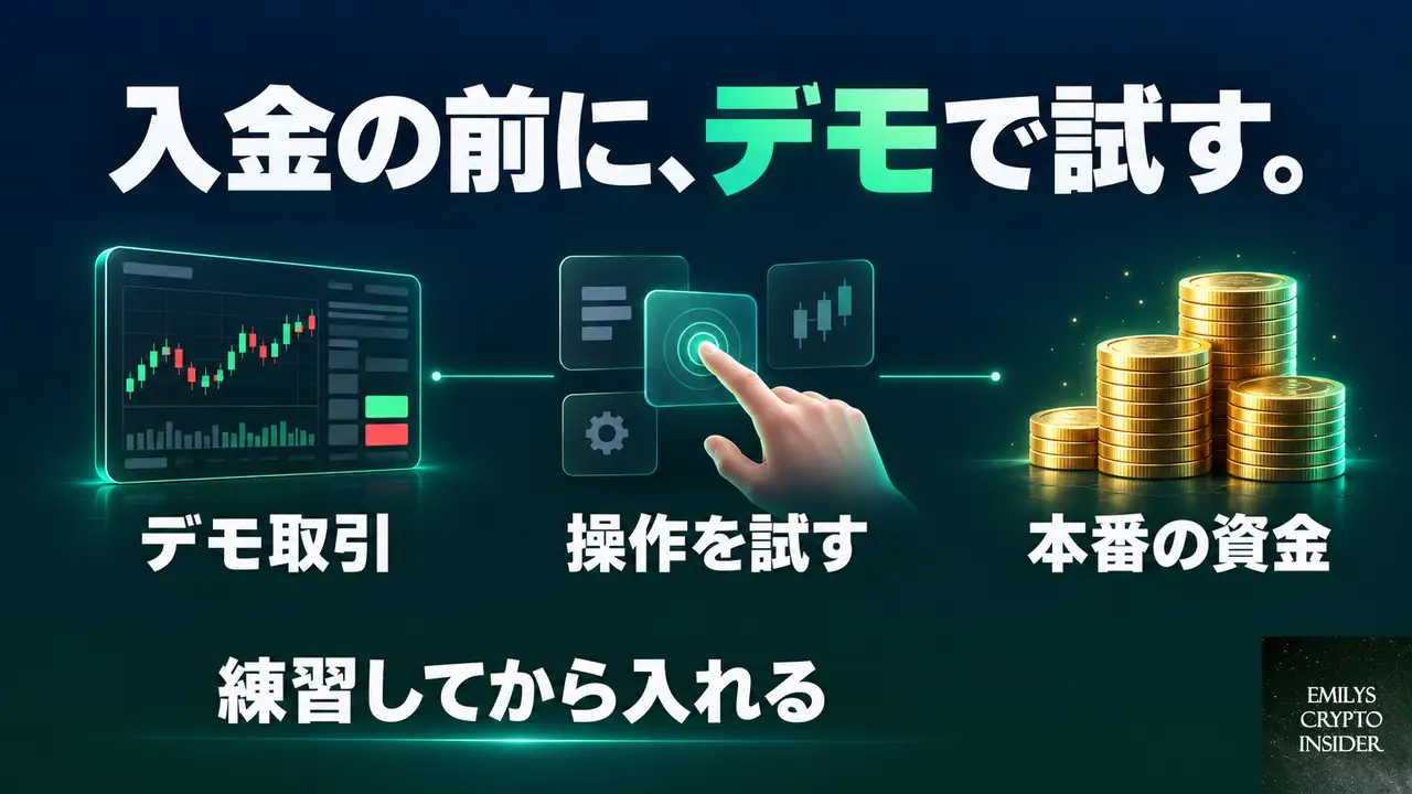 本番の資金を入れる前に、デモ取引で何を確かめるのか