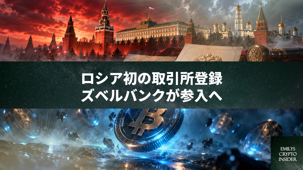 ロシアが初の暗号資産取引所とカストディ事業者を登録承認。ズベルバンクが12月に参入