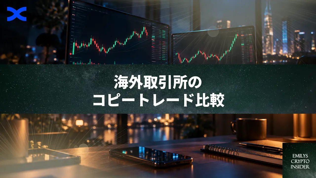 コピートレードができる海外取引所の比べ方、ランキングを見る前の物差し