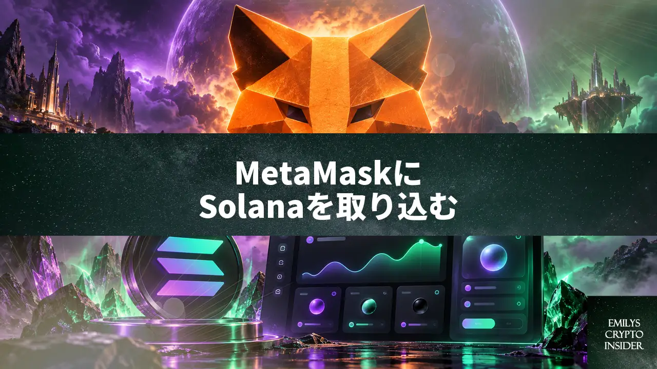MetaMaskにSolanaウォレットをインポートする方法と注意点