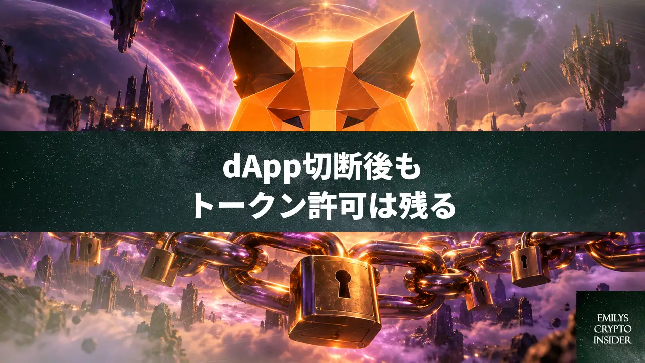 dAppを切断してもトークン許可が残る理由と取り消す方法