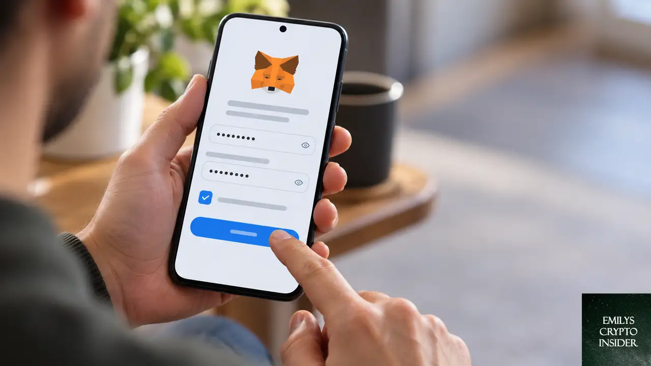 MetaMaskのパスワード作成画面を先に進める対処手順