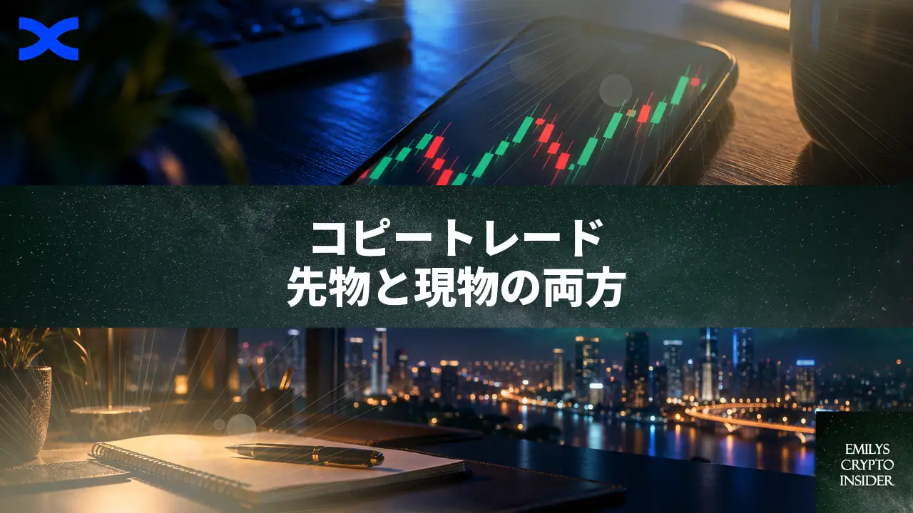 コピートレードを先物と現物の両方で使うには?BingXの機能と選び方