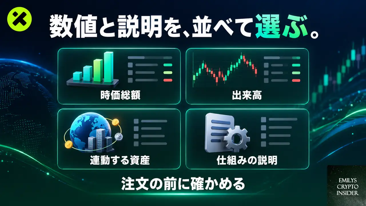 RWA銘柄を買う前に、何を見比べればよいのか