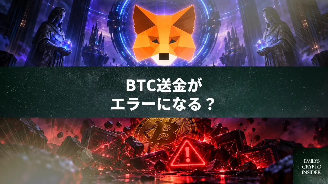 MetaMaskでBTCが送れない時の原因と手数料エラーの対処法