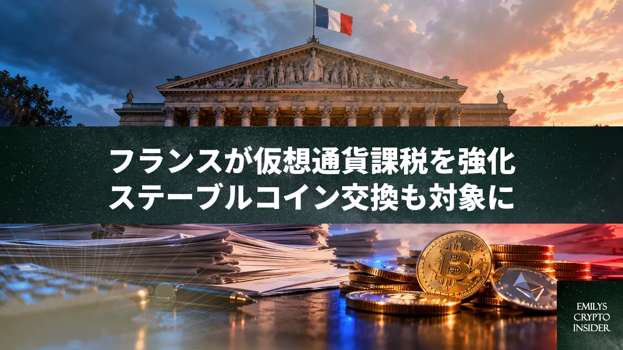 フランス、ステーブルコイン課税案を前進。自己管理ウォレット申告義務も検討