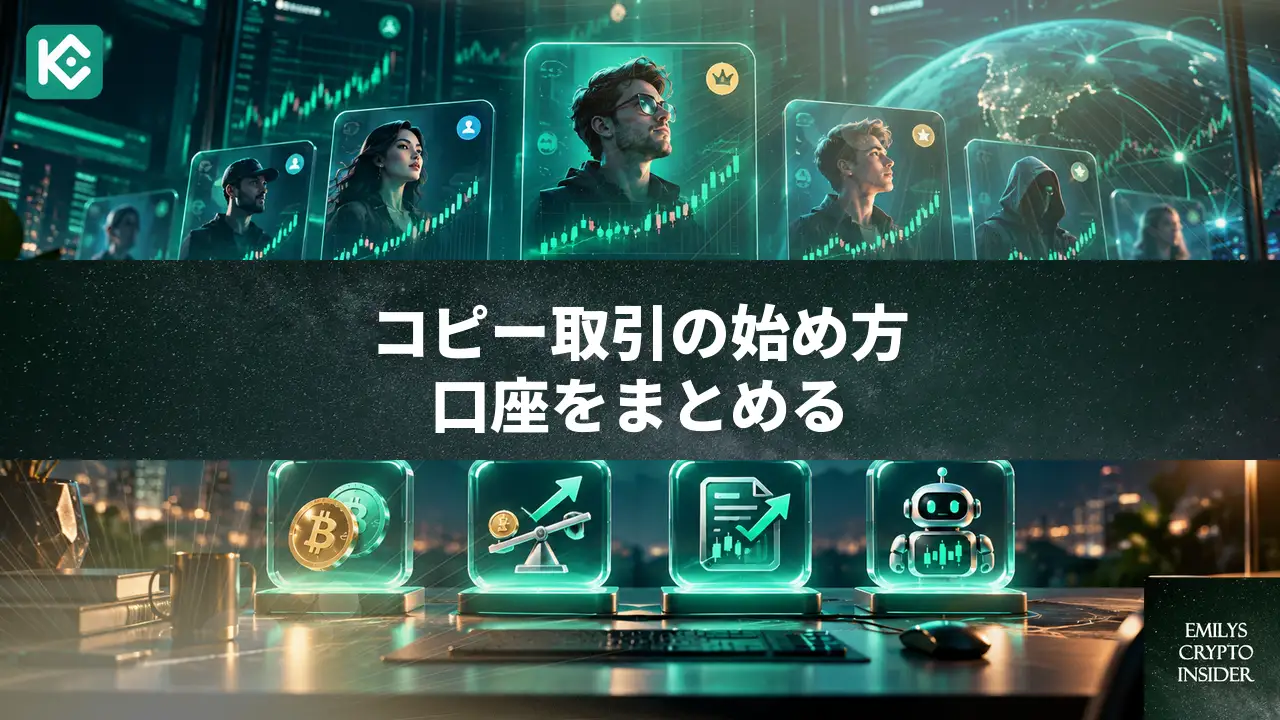 KuCoinコピー取引の始め方、同じ口座で自動売買を使う前に知ること