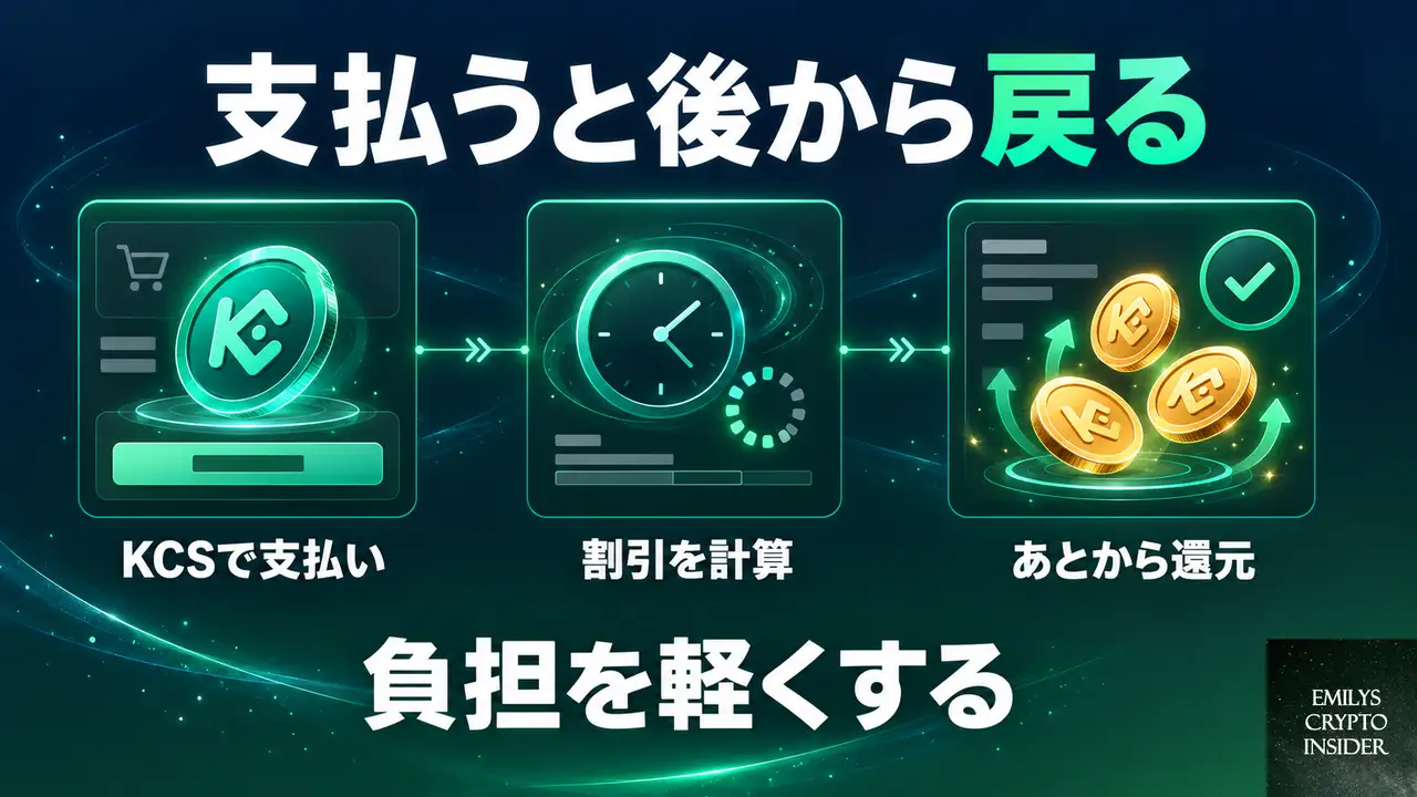KCSで手数料を支払うと割引が還元される仕組みはどうなっているのか