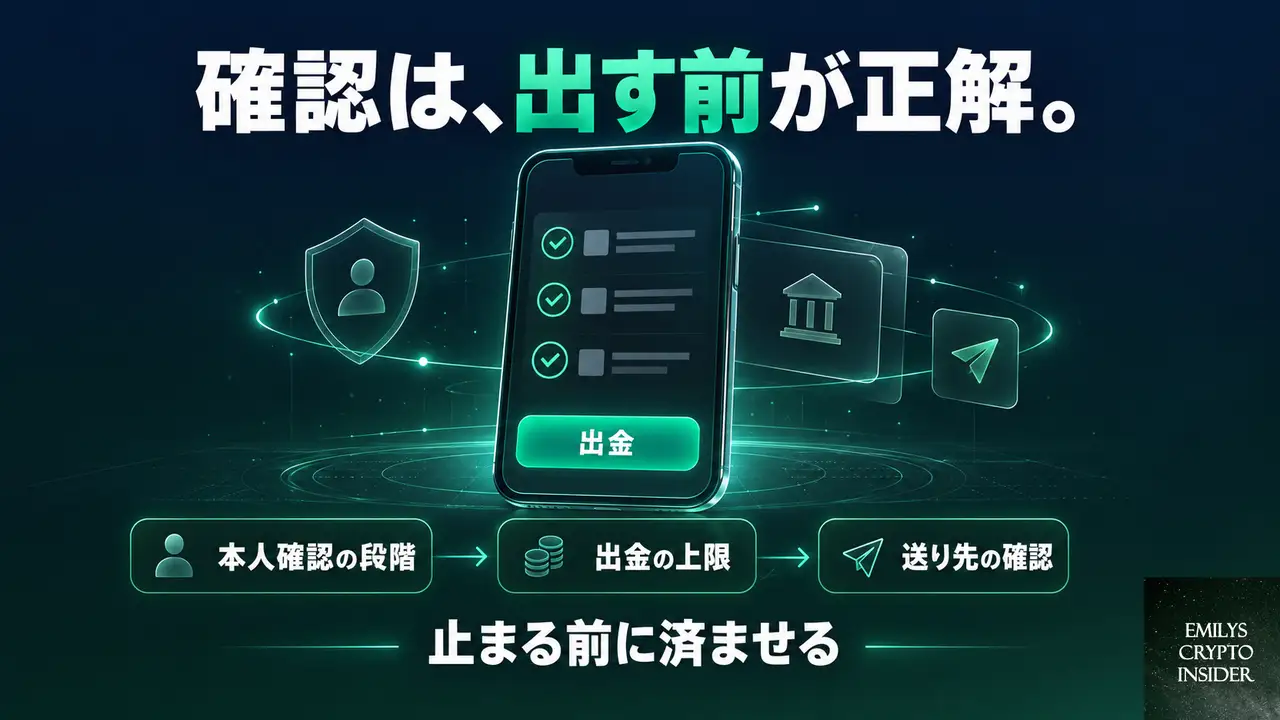 MEXCの出金の上限はどこで確認するか