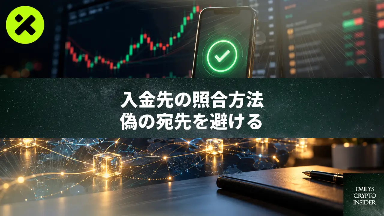 XT.COMの入金先照合窓口、偽の宛先を避ける確かめ方