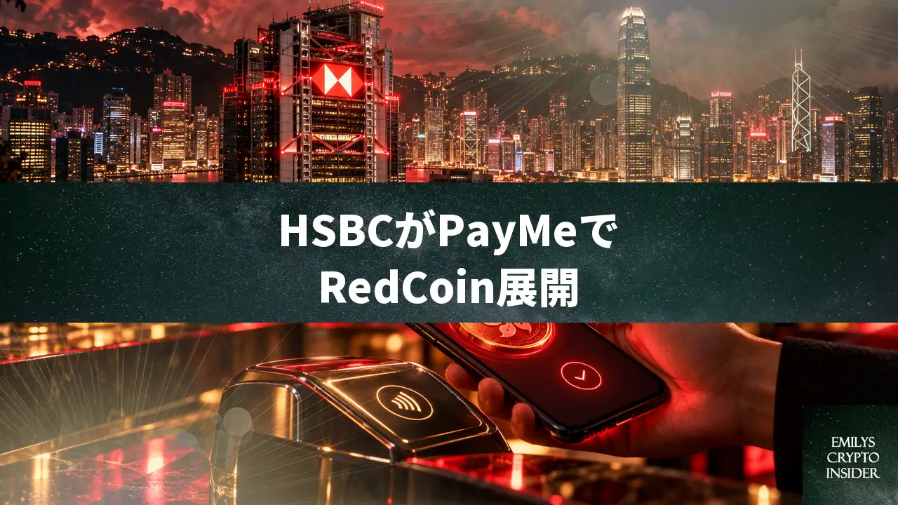 HSBCが初のステーブルコインRedCoinをPayMeで展開、330万人超が対象に