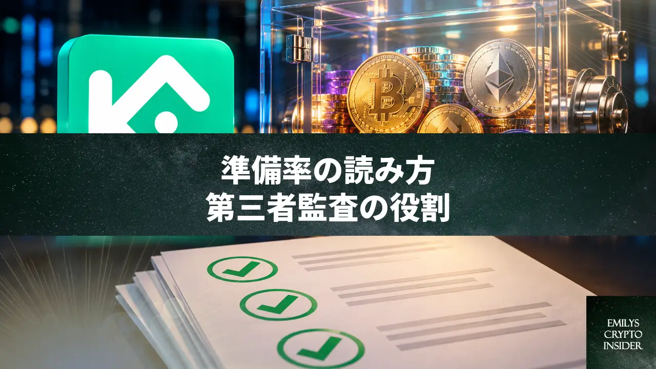 KuCoinの準備率を銘柄別に読み、第三者監査の意味を知る