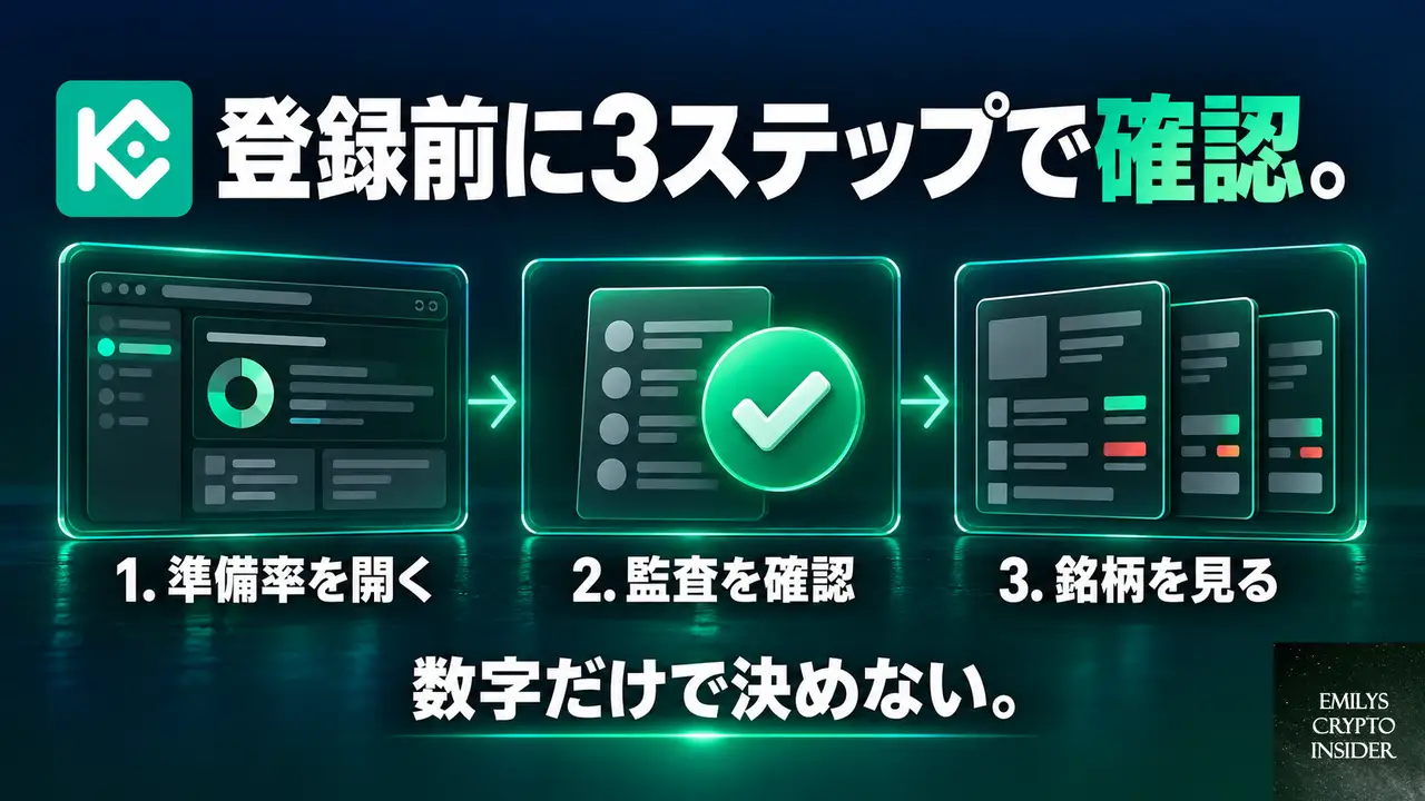 準備率を登録前の確認に使う手順