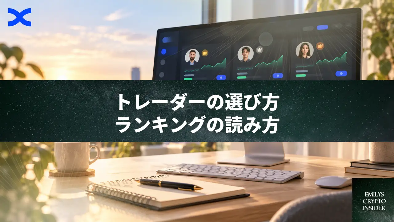 BingXコピートレードのトレーダー選び方、最初に決めることと成績の読み方