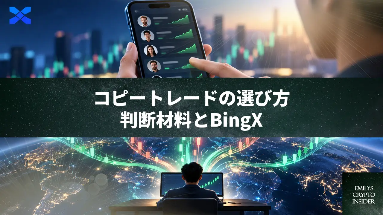 取引所のコピートレード選び方、判断材料とBingXの特徴