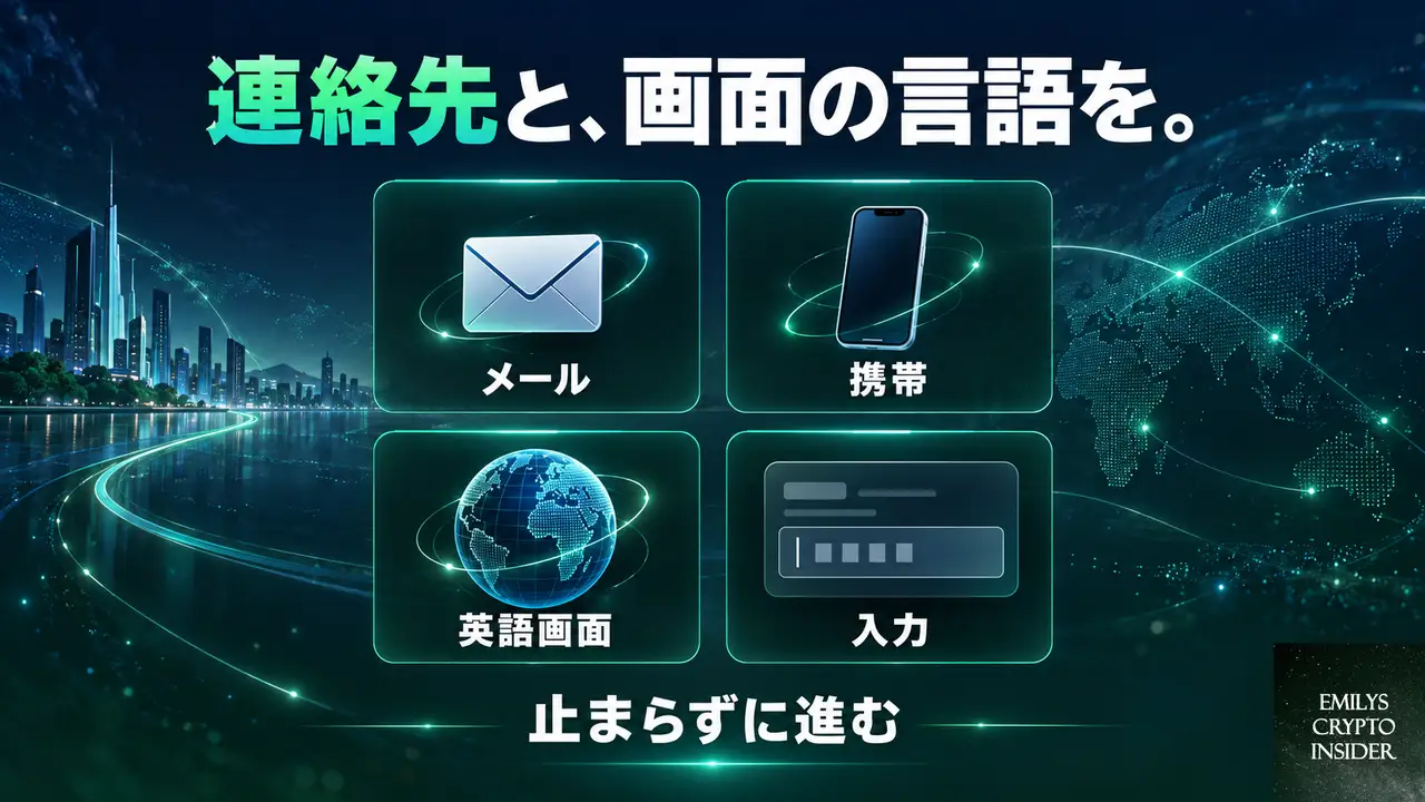 登録の前に準備しておくこと