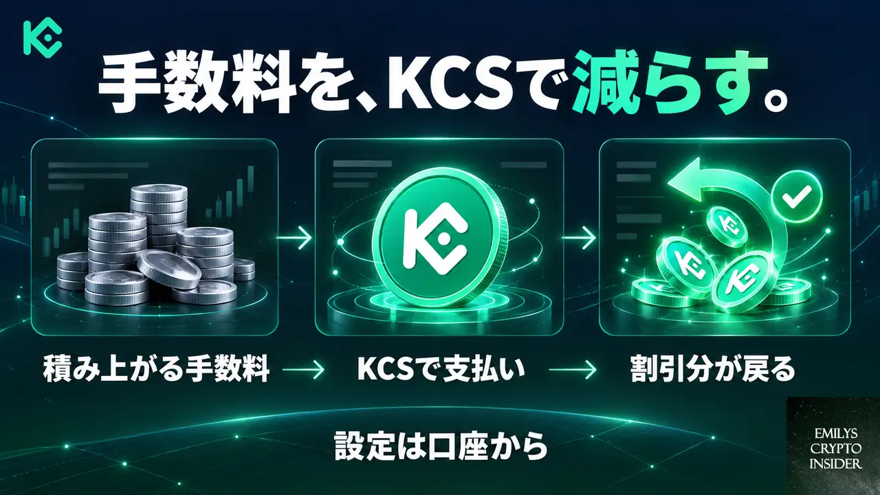 クーコインで積み上がる手数料の対策は、KCSを支払いに充てることから始まる