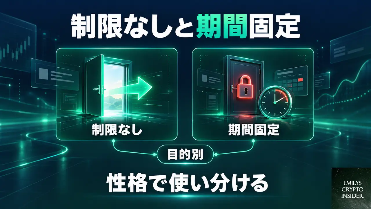 預け方の種類と目的による使い分け
