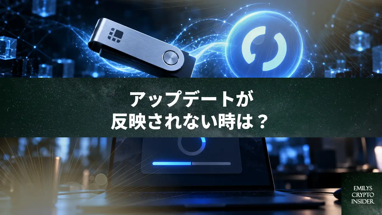 Ledger Liveがアップデートできない時の原因と対処法